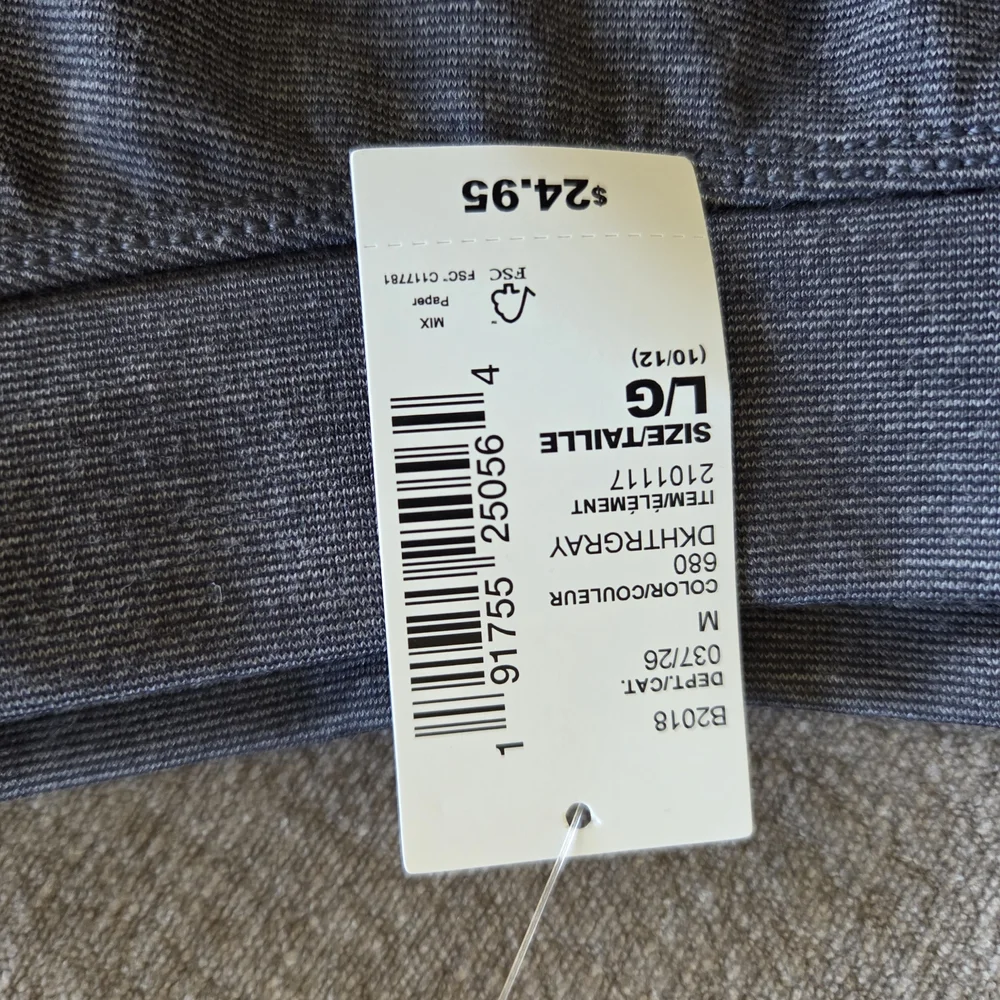 Girls The Children's Place Charcoal Skater Skirt- Size Large 10/12